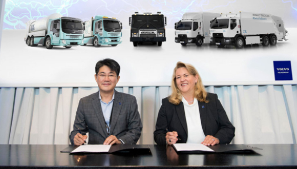 Samsung SDI to supply battery packs to power Volvo electric trucks