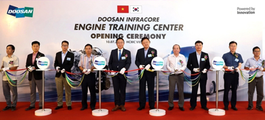 Korea’s Doosan Infracore opens engine customer training center in Vietnam