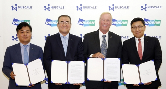 Doosan Heavy strikes deal to supply parts for small modular reactor in the U.S. 
