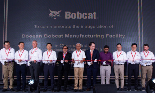 Doosan Bobcat’s backhoe loader plant in India now fully operational