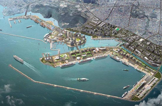 Rendering of Jeju new port [Image provided by Jeju provincial government]