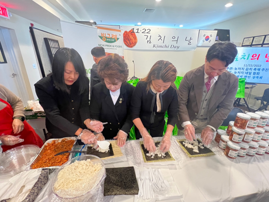  작년 11월 22일 김치의 날 행사 (출처: 상록회 웹사이트)
